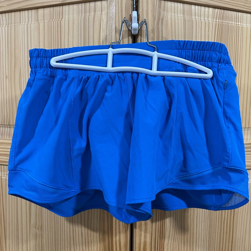Lululemon Athletica Blue Hotty Hot Shorts 2.5